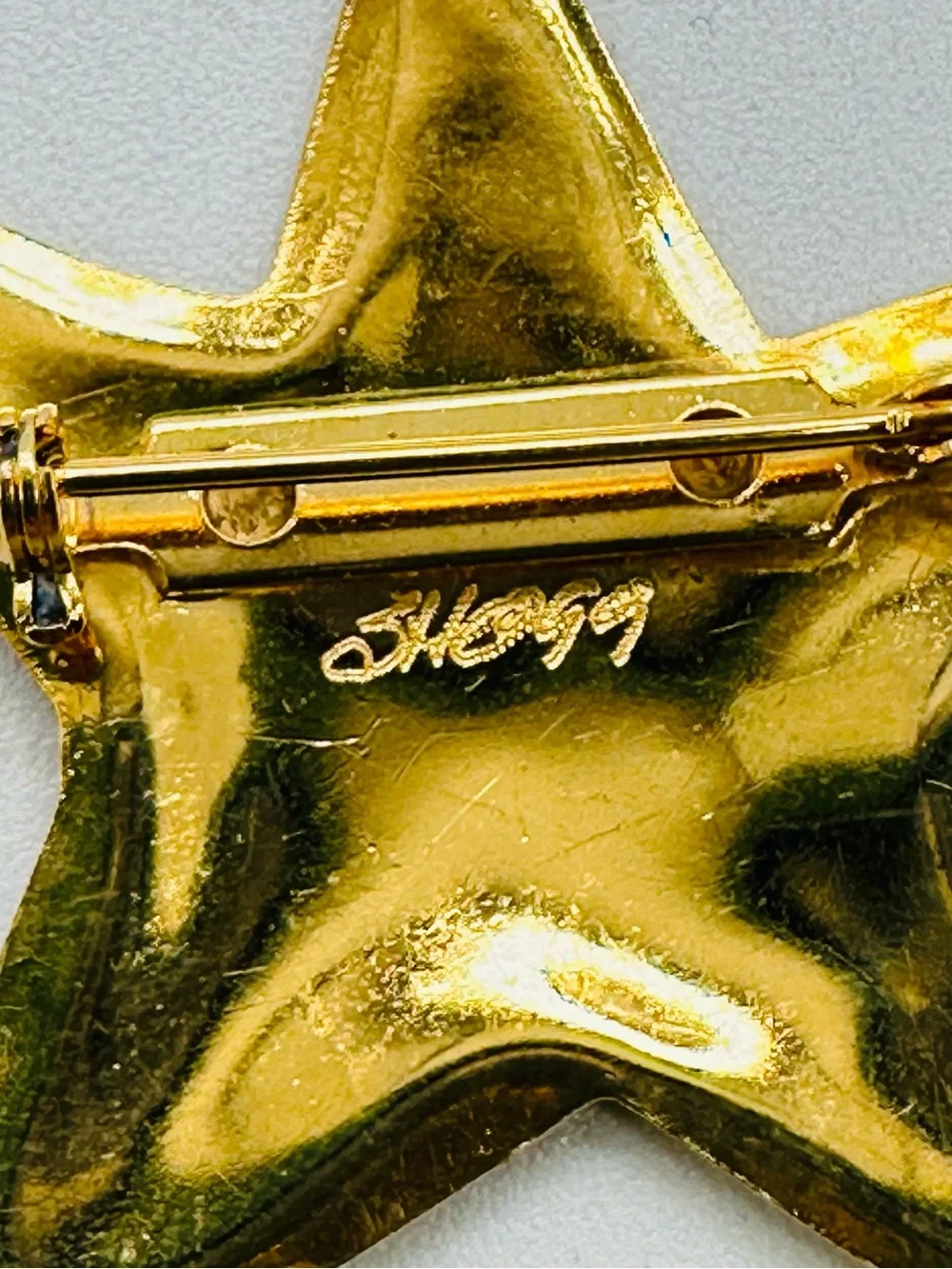 Carlton Ridge Sutton Hoo Brooch Pin Star 24K Gold Plated 1999
